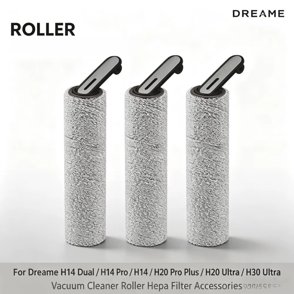 Accessoires de rouleaux pour aspirateur Dreame H14 Dual / H14 Pro / H14 / H20 Pro Plus / H20 Ultra / H30 Ultra