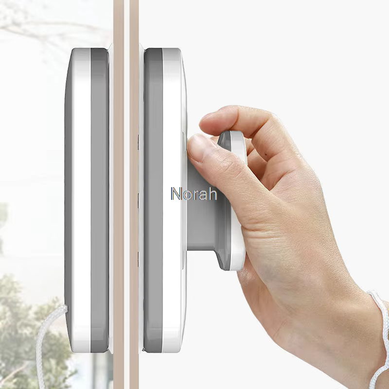 Nettoyeur de vitres magnétique Double face-grattoir à verre