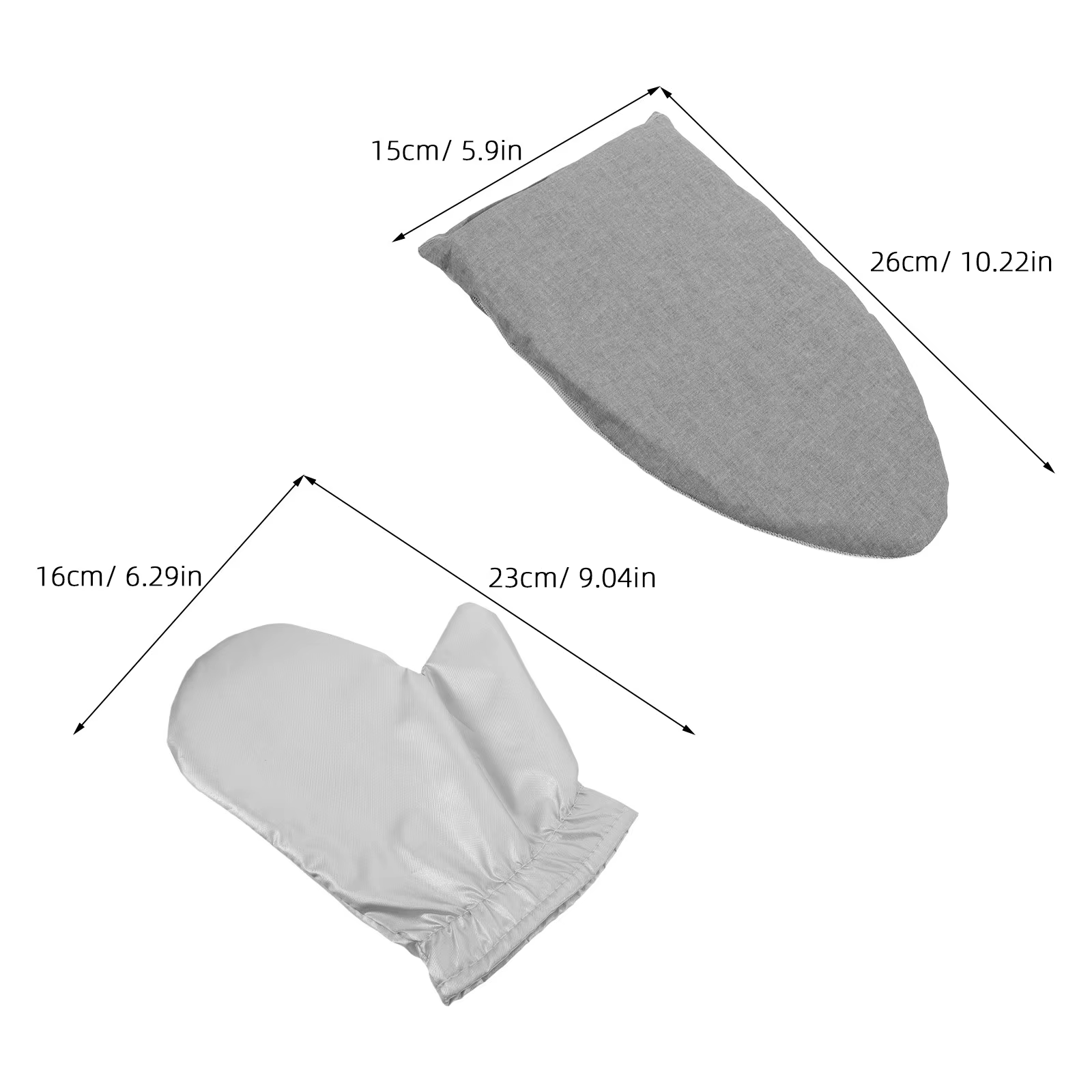 Ensemble de 1 gants de repassage anti-vapeur avec mini planche à repasser pour vêtements, gants de protection résistants à la chaleur et imperméables