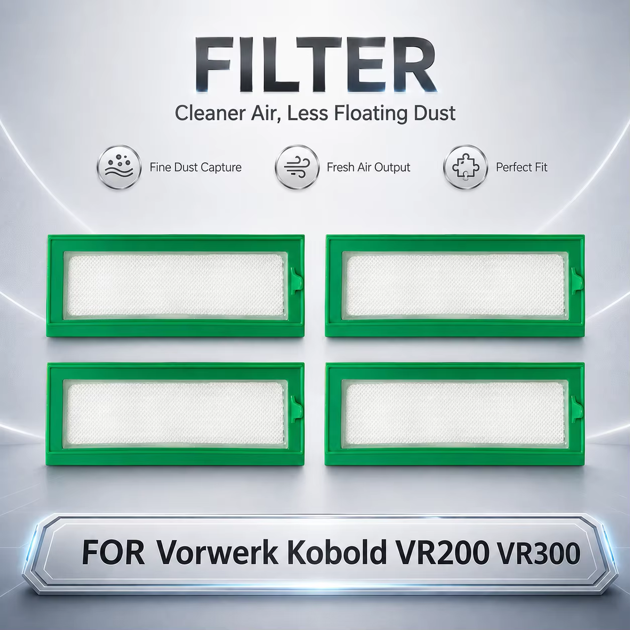 Remplacement pour aspirateur Robot Vorwerk Kobold VR200 VR300