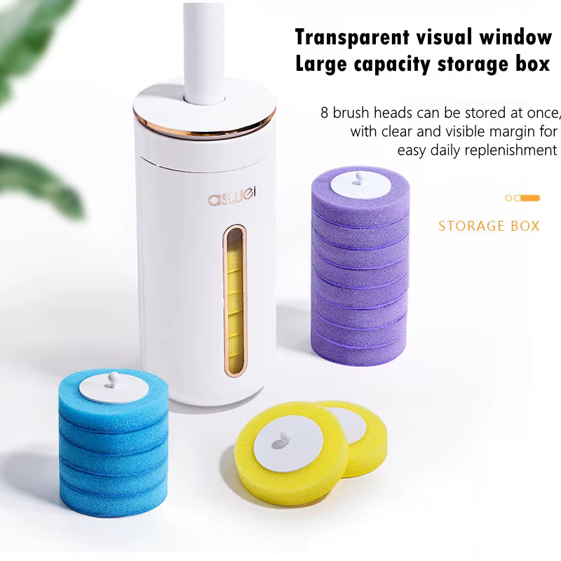 Brosse de toilette jetable murale