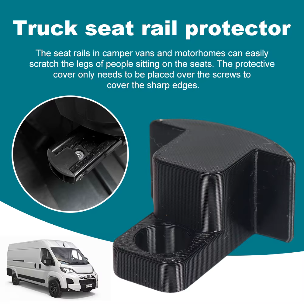 4 protections de rails de siège pour camions Fiat Ducato, Citroën Relay, Peugeot Boxer, camping-cars, caravanes, pièces de camping-car