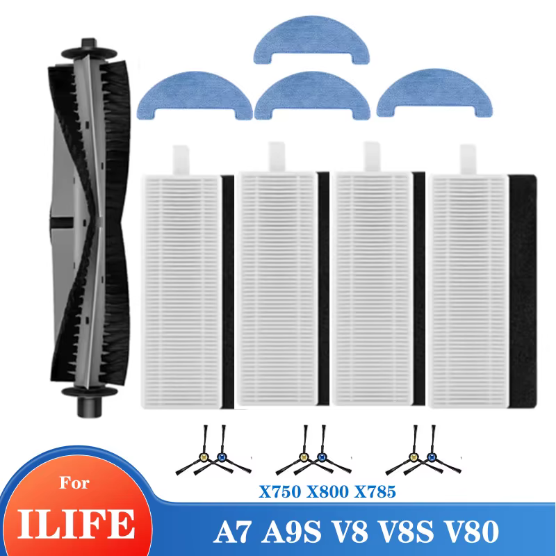 Brosse principale à rouleau pour iLife A7 A9S V8 V8s X750 X800 X785 V80 L100 Silvercrest SSR1 SSRA1
