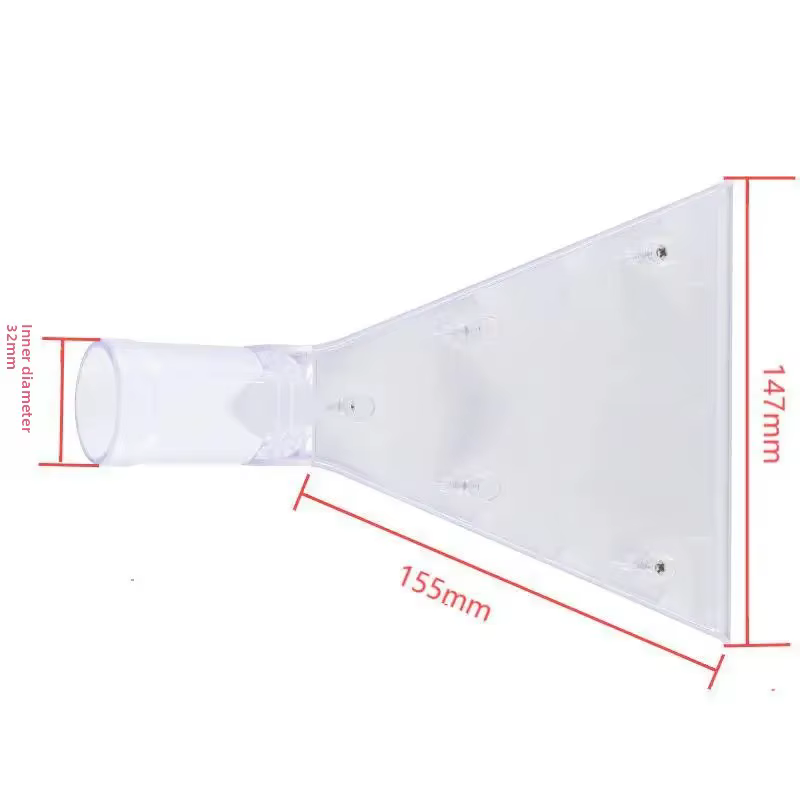 Accessoire de nettoyage de tissu de canapé Transparent pour aspirateur
