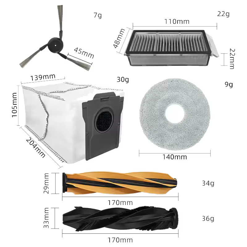 Accessoires pour aspirateur robot Dreame X50 Ultra : brosse principale