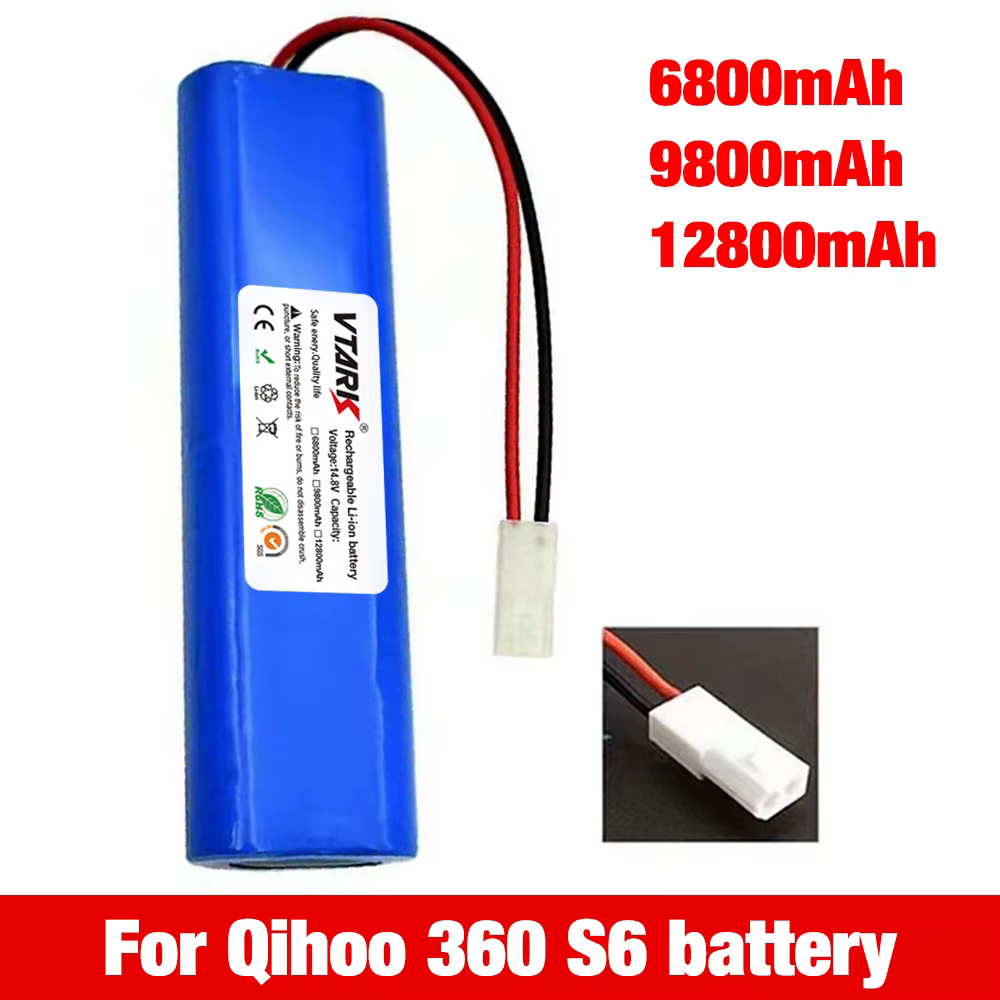 Batterie de robot 14.8V pour aspirateur Hoover Rogue 970 BH70970 Rowenta X-Plorer 75 Animal 75s Tefal RG7675 RG8575 Qihoo 360 S6 S8