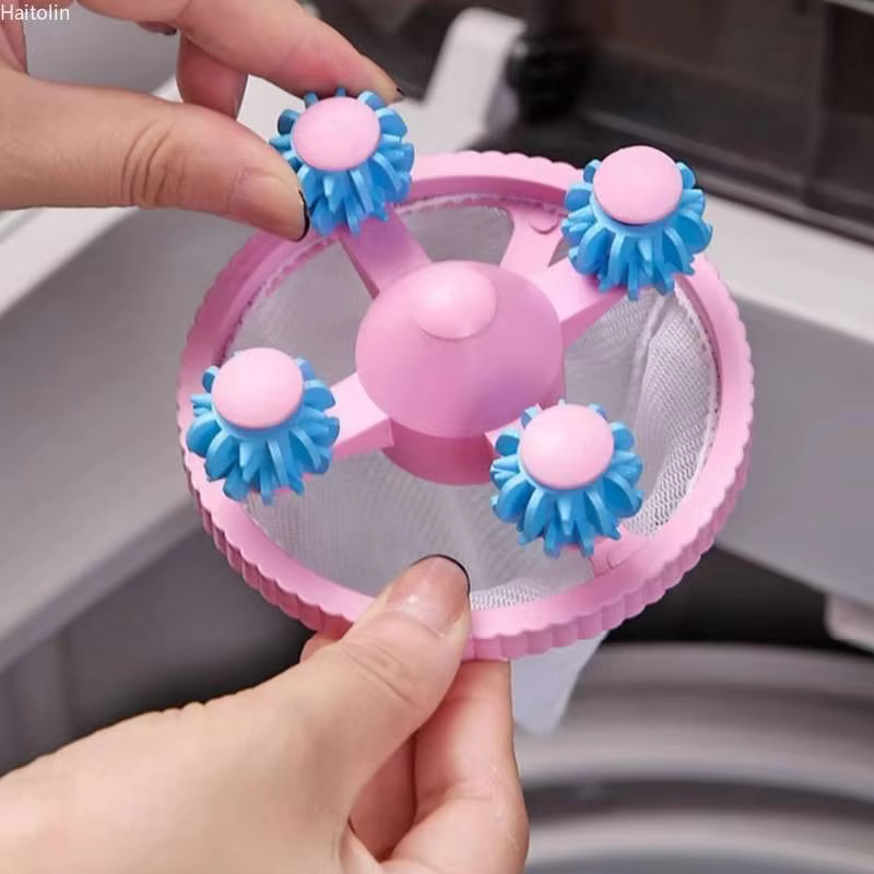 Sac filtrant réutilisable pour lave-linge