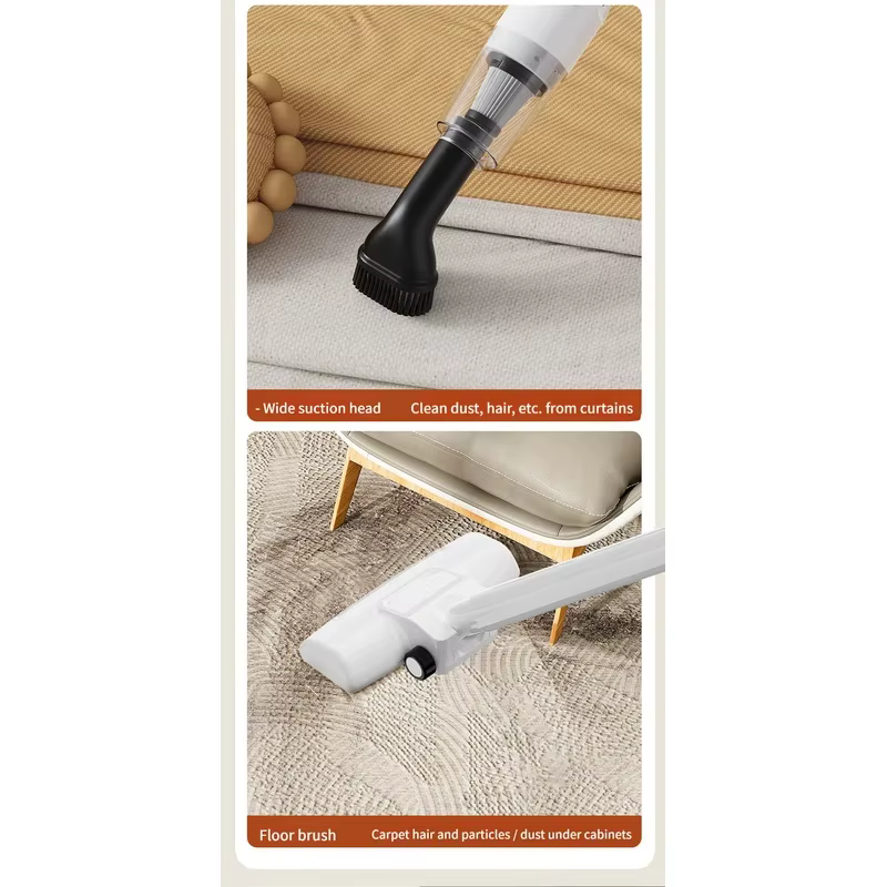 Nouvel aspirateur sans fil mini 2026, portable, rechargeable, pour aspiration humide et sèche, anti-acariens, tout-en-un