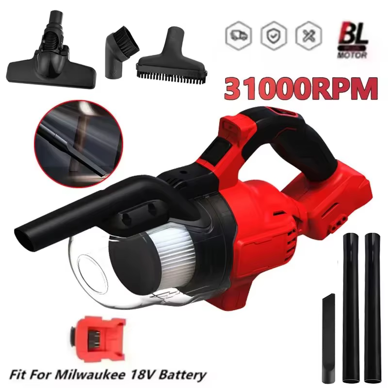 Aspirateur à main sans brosse sans fil pour sol/tapis/voiture/poils d'animaux de compagnie