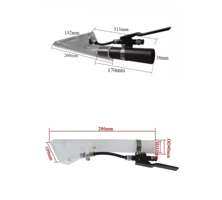 Tête de brosse universelle pour aspirateur sec et humide