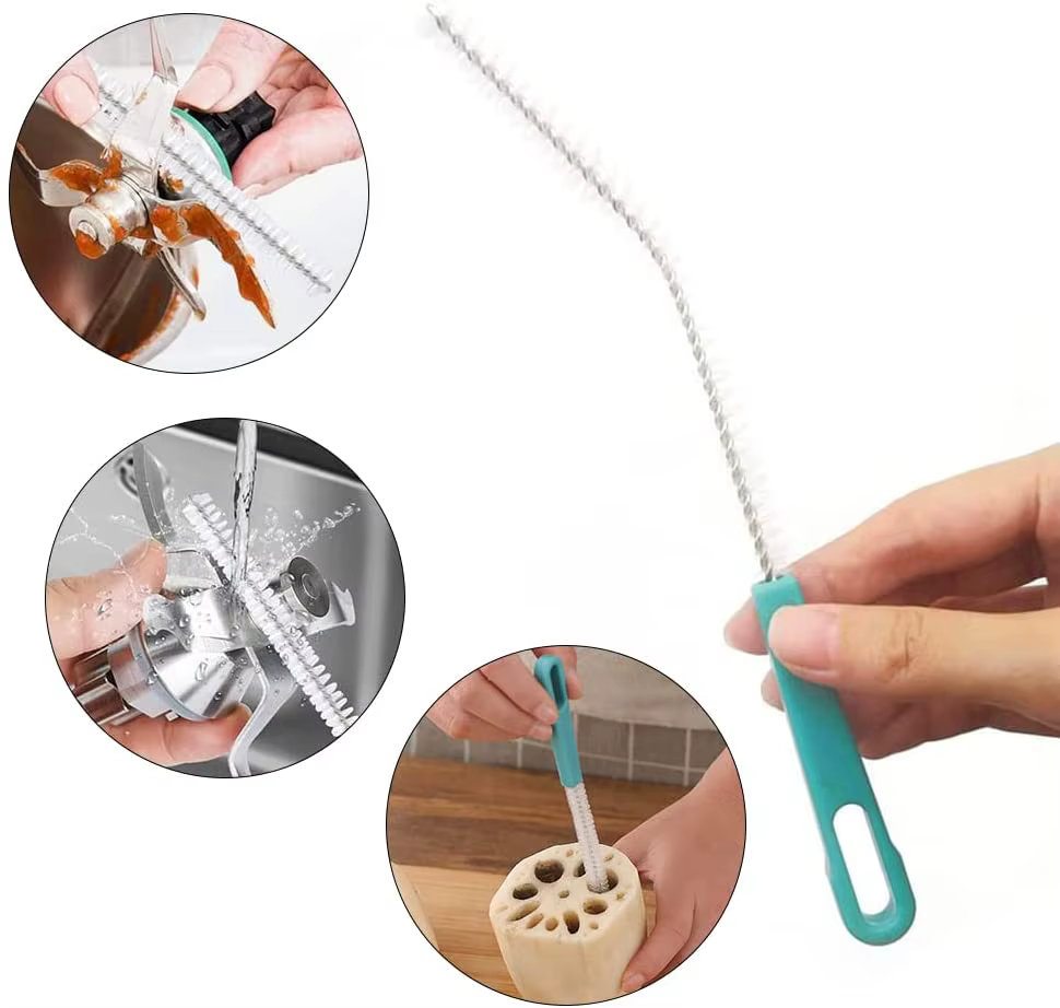 Lame couteau nettoyant bol Pot outil de lavage nettoyage brosse à récurer idéal pour Thermomix TM5 TM6 TM31 TM7 mélangeur Monsieur Cuisine