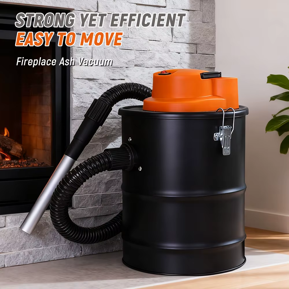 Aspirateur de cendres de cheminée aspiration puissante 12L 220V 800W aspirateur de baril domestique pour les appartements d'hôtel