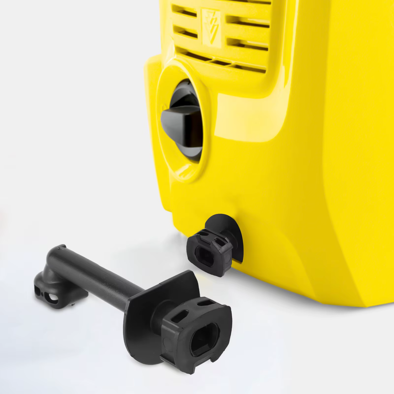 Tuyau de sortie coudé avec collier de serrage pour nettoyeur haute pression Karcher K2 K3