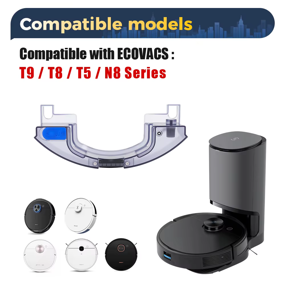 Réservoir d'eau pour robot aspirateur Ecovacs Deebot Ozmo T5 T8 T9 N5 N8 920 950 DX33 DX55 DX65 DX93 DV33 DV63 DV66 DV65