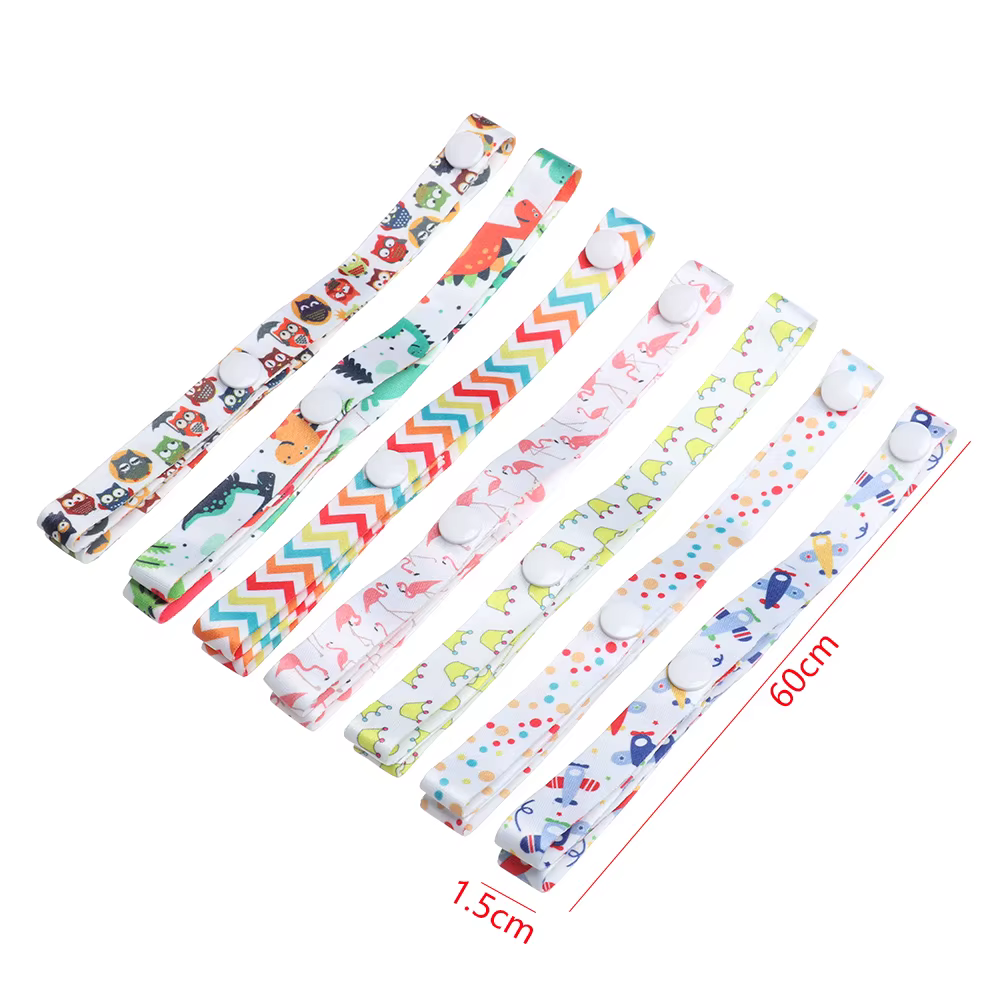 Accessoires de poussette pour bébé, support de ceinture Anti-chute, jouets, sangle de poussette, voiture fixe, chaîne de sucette pour enfant, 1 pièce