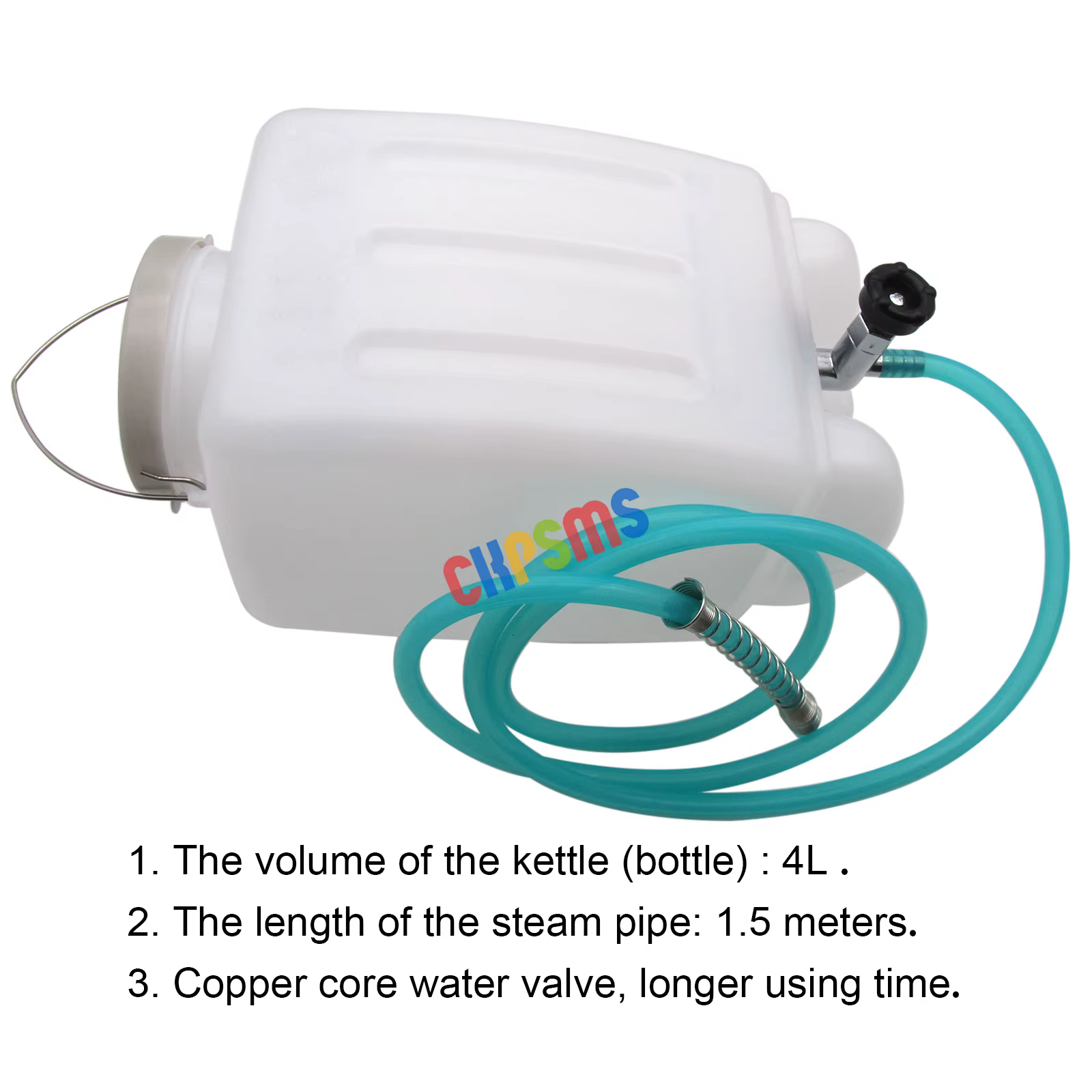 Bouteille d'eau de rechange de capacité 4L pour les fers à vapeur électriques de rajeunissement de gravité # KP-19184